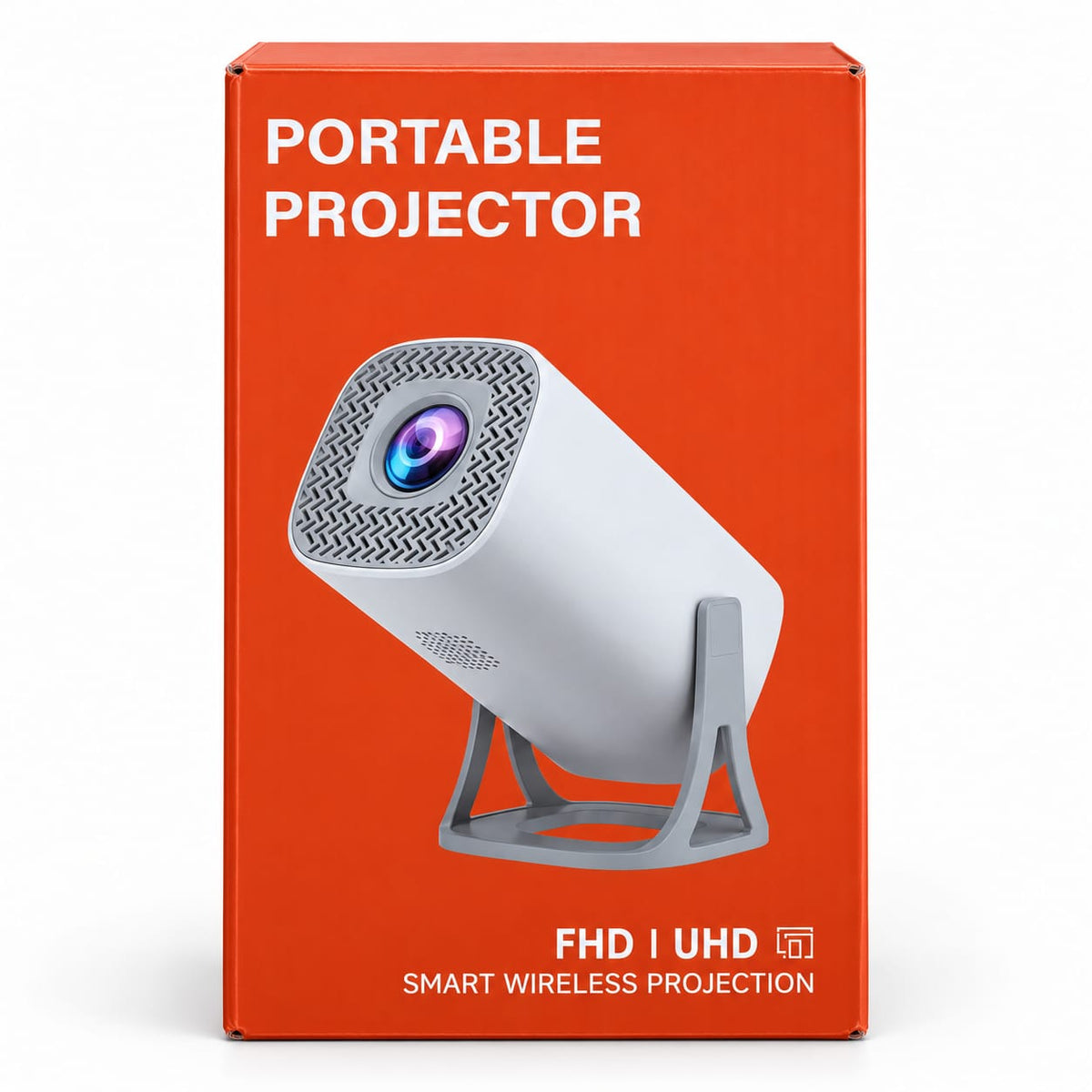 Portable Projector – 1080P FHD, 4K Supported, Wi-Fi & Bluetooth